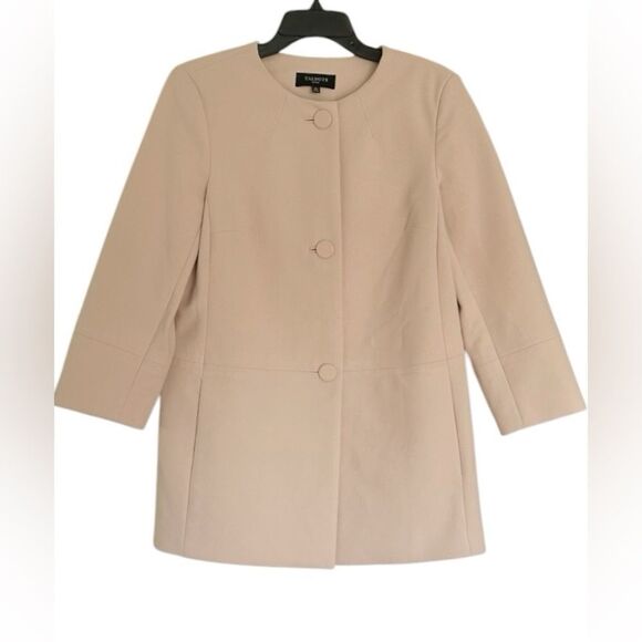 Talbots Jackets & Blazers - Talbots Pale Pink Long Lined Blazer Size 10 Petite